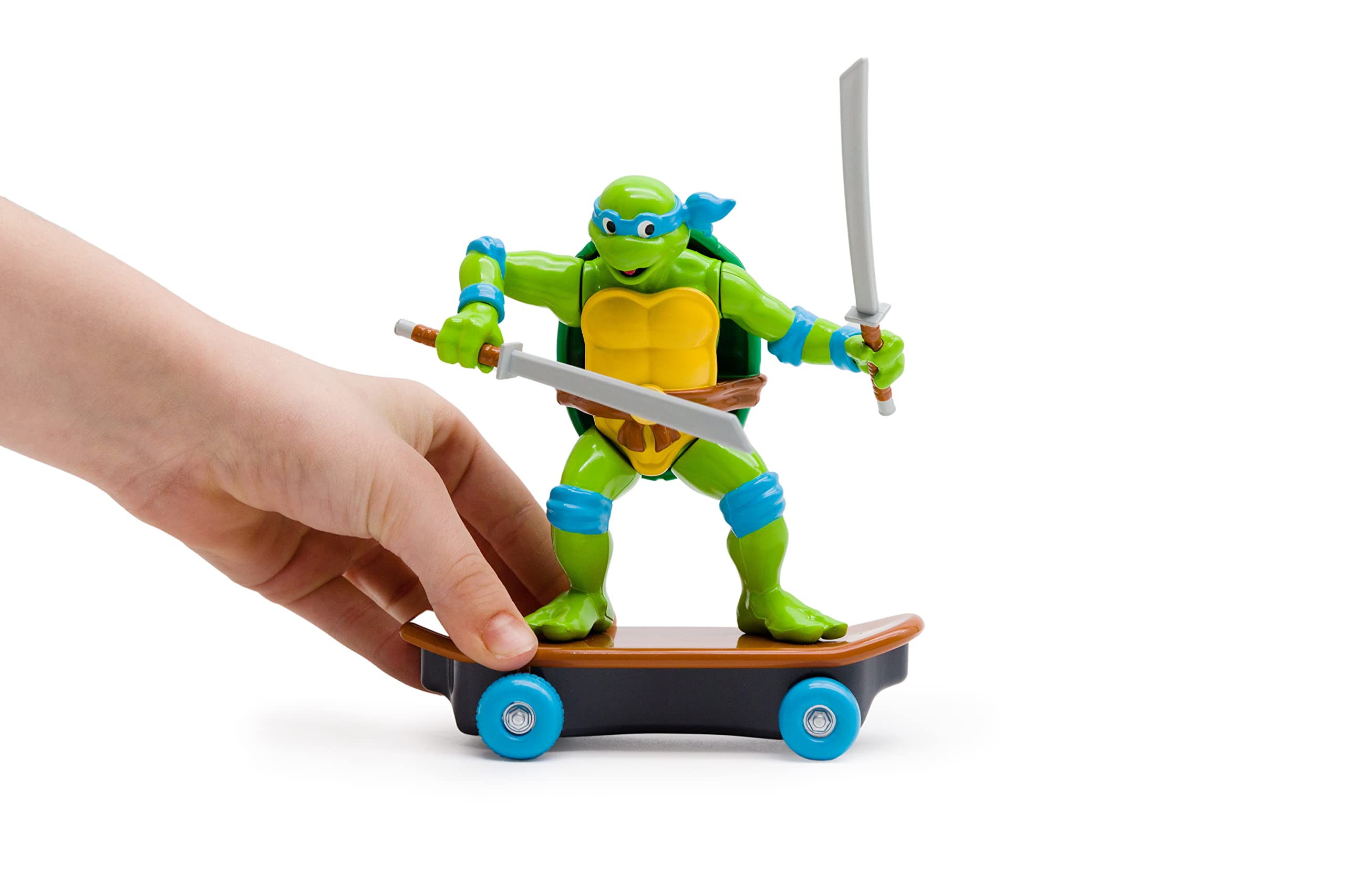 TMNT Michelangelo pose shows energetic character ready for both play and display