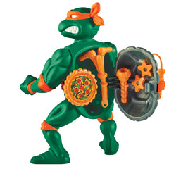 TMNT Michelangelo 4-inch storage-shell figure ready for display and play.