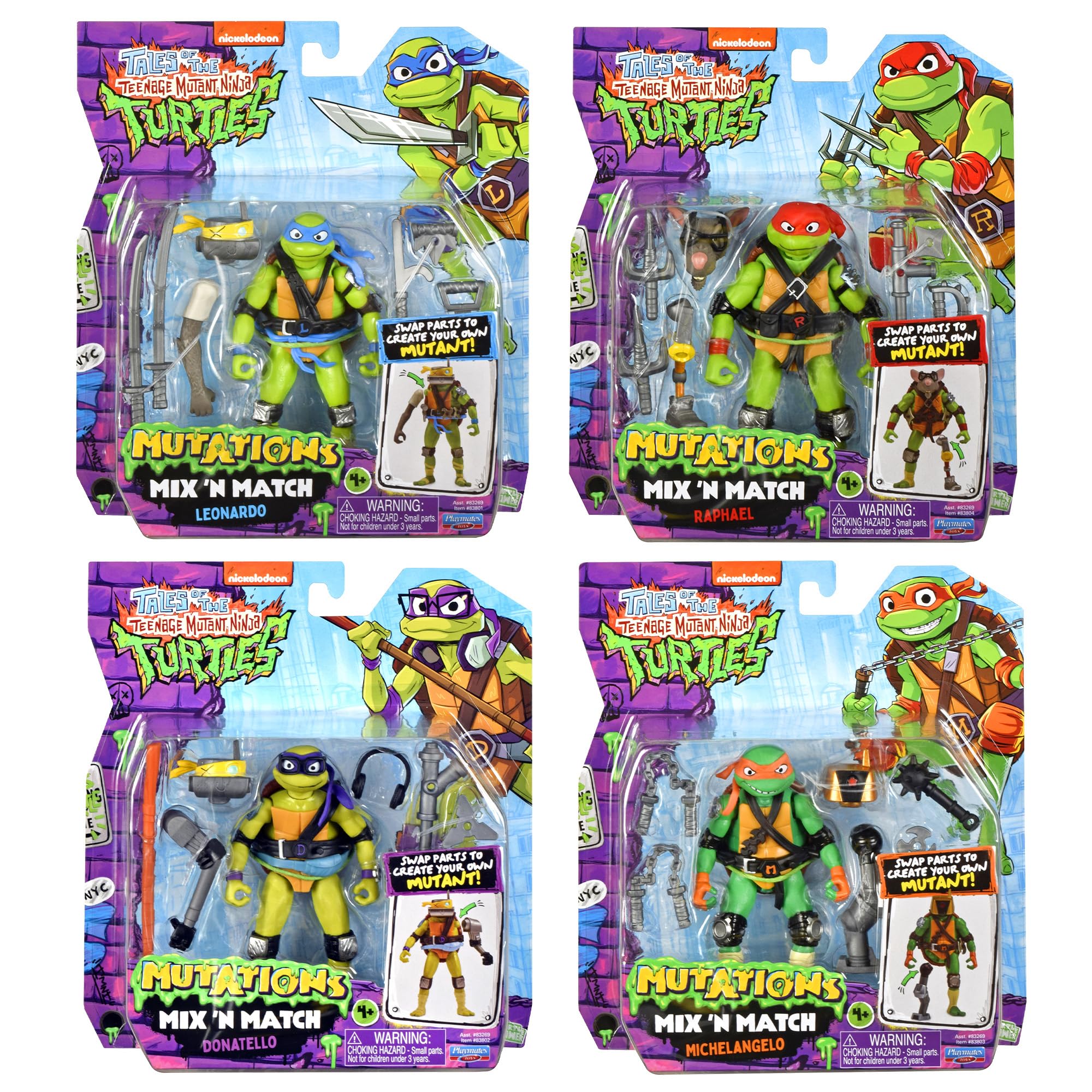 TMNT Mix N Match bundle: collectible figures entice kids and collectors alike.