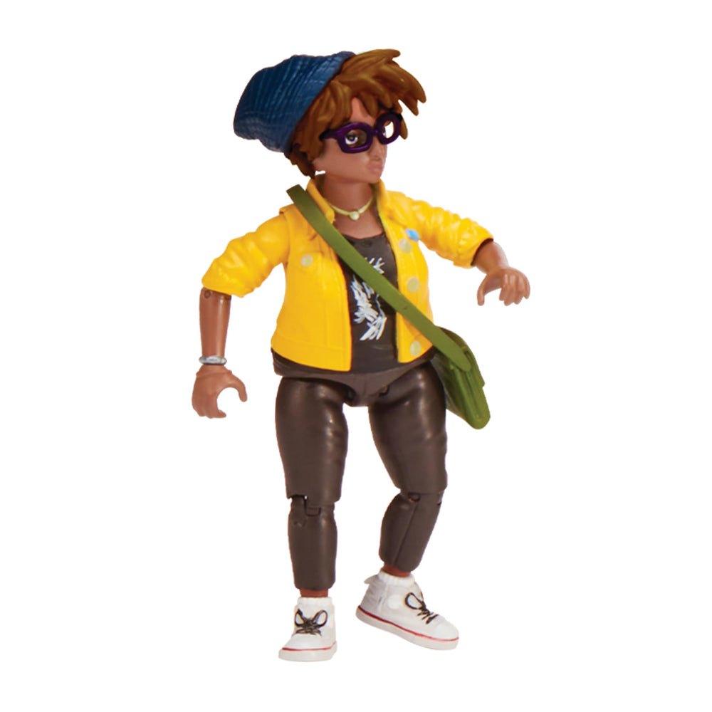 Packaging image for TMNT Mutant Mayhem April O'Neil figure.