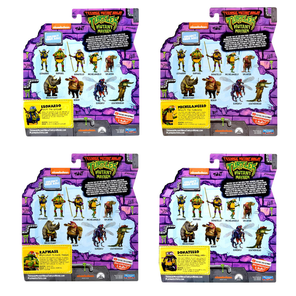 TMNT Mutant Mayhem accessory rack image suggests expanded play with extra gear