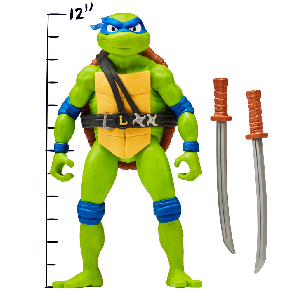 TMNT Leonardo figure with twin katanas ready for action and display.
