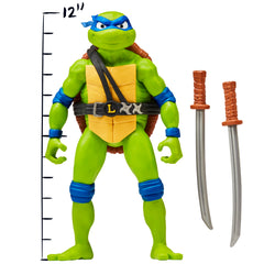 TMNT Leonardo figure with twin katanas ready for action and display.
