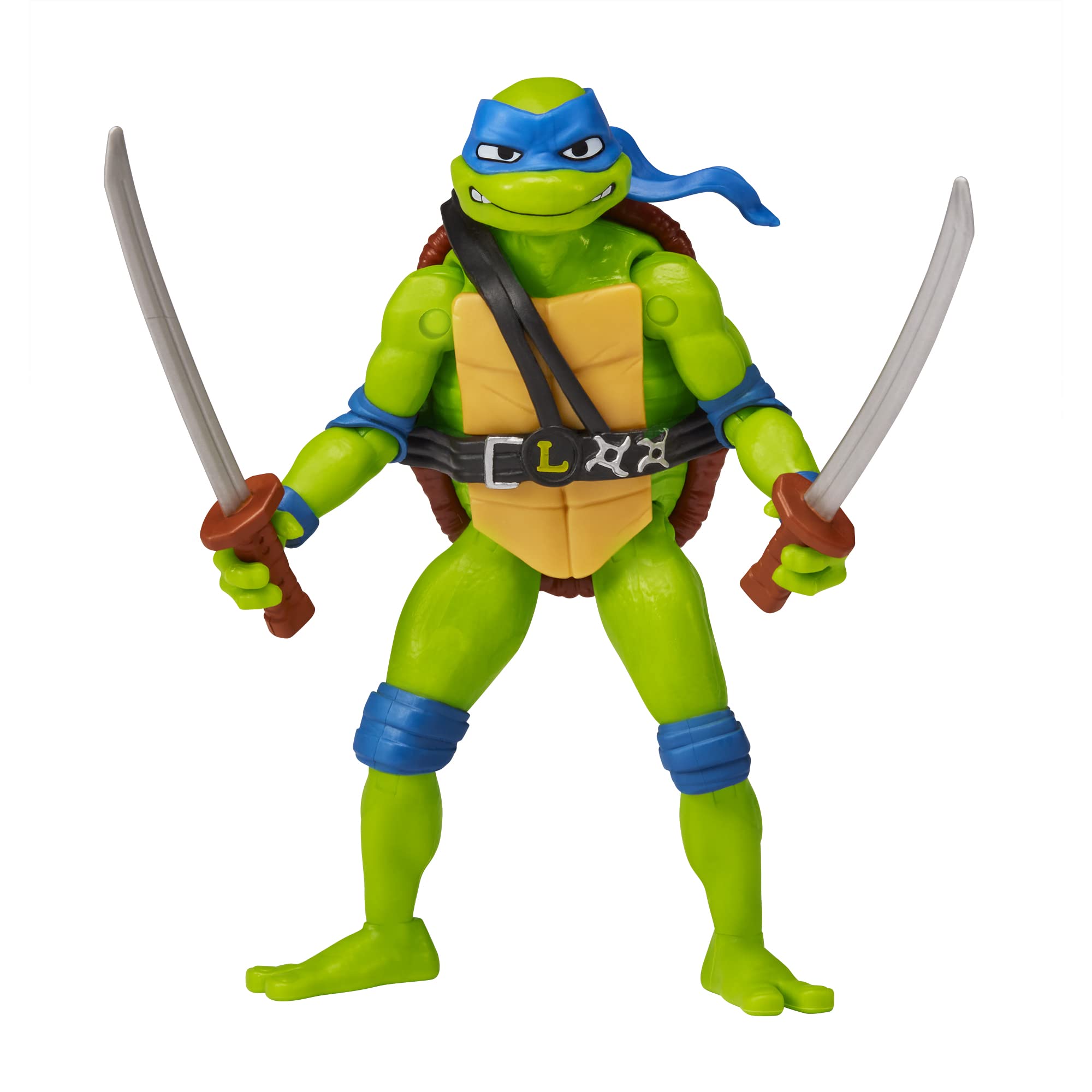 Leonardo's twin katana set enables dynamic poses for action play.