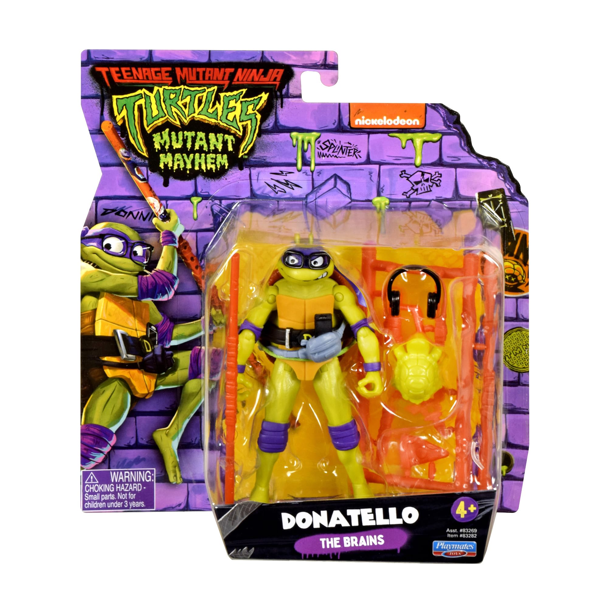 Mutant Mayhem packaging highlights movie branding and display appeal.