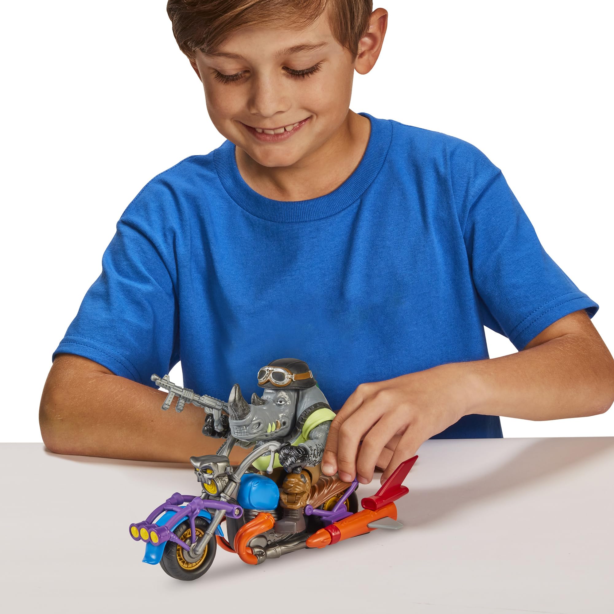 TMNT Mutant Mayhem Rocksteady blaster accessory for imaginative battles