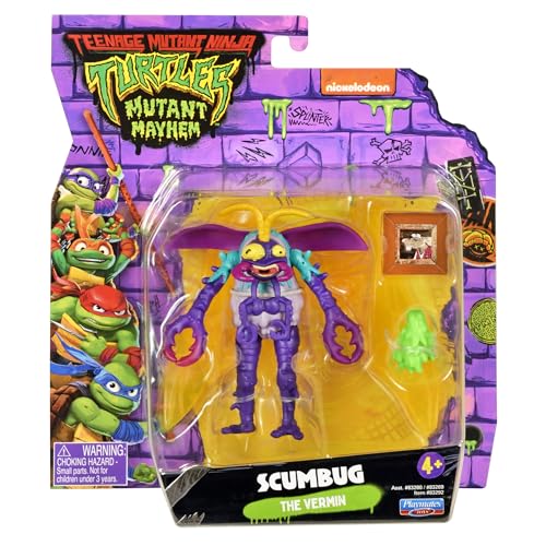 TMNT Scumbug with detachable wings for versatile battle poses.
