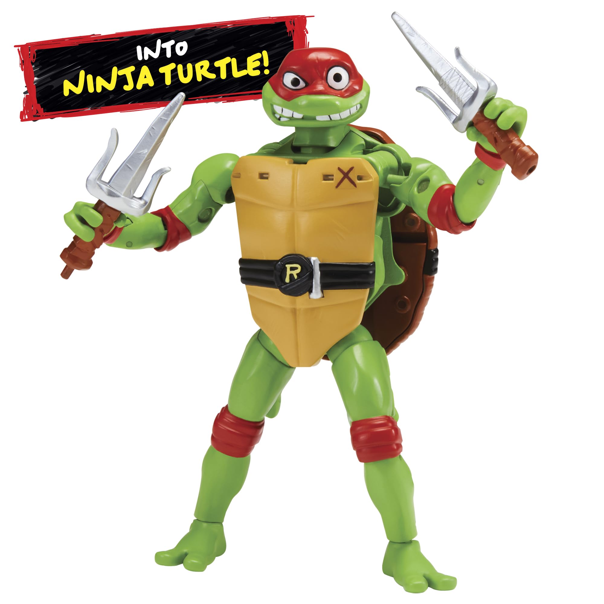 TMNT Raphael detailed sculpting captures authentic character likeness for display.