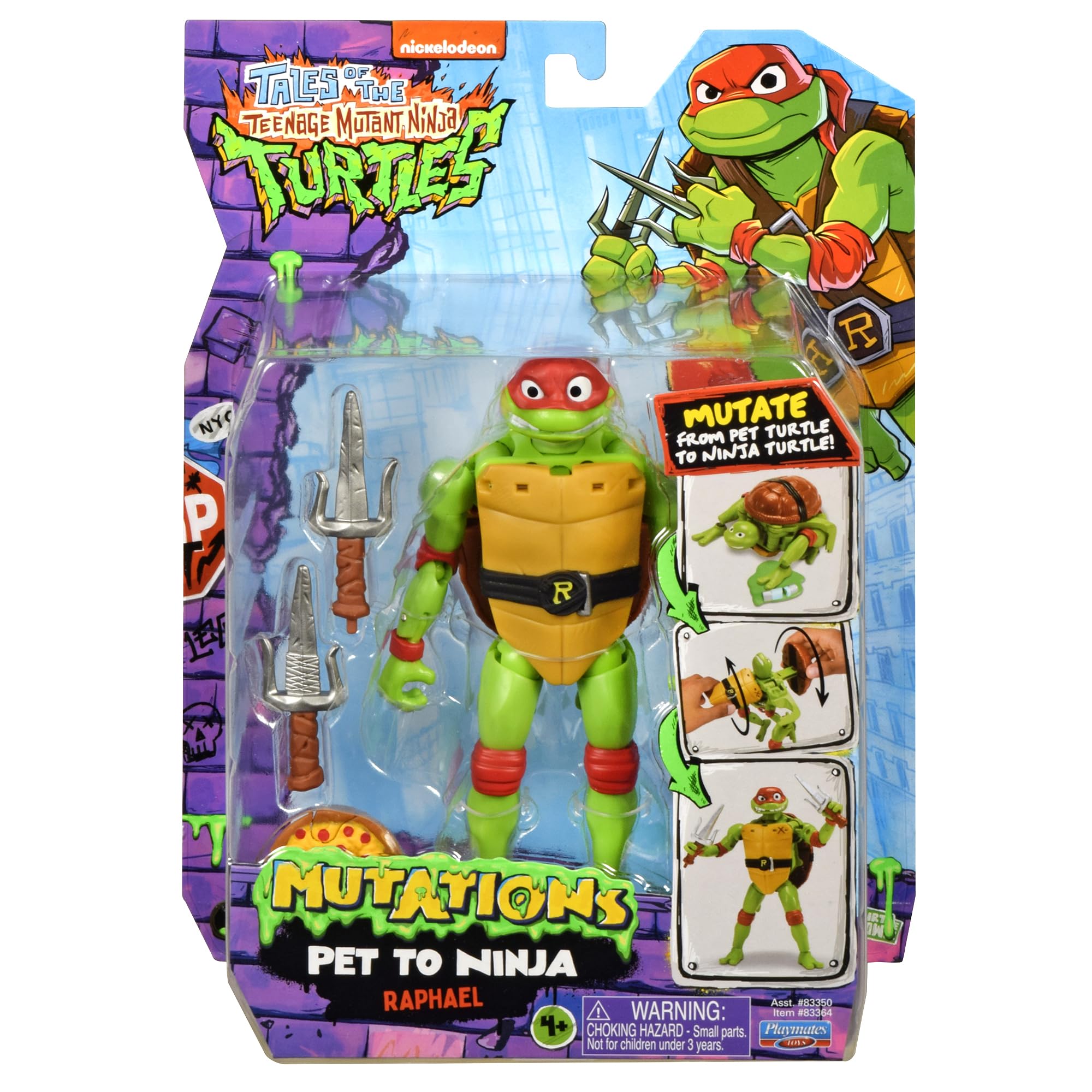 TMNT Raphael ninja collectible packaging showcases presentation and gift-ready appeal.