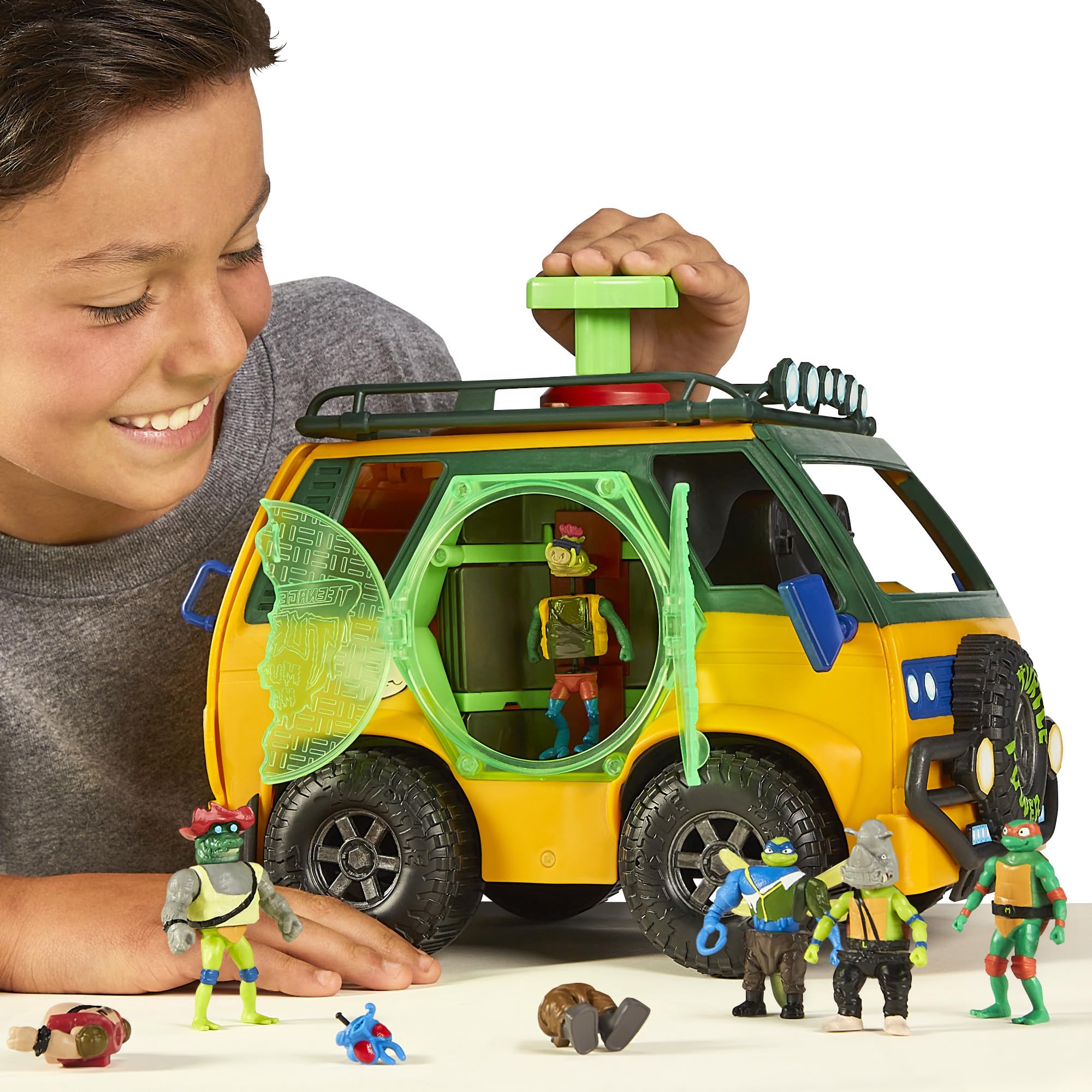 TMNT Mutation Station sections and layers enable mix-and-match mutant creation.