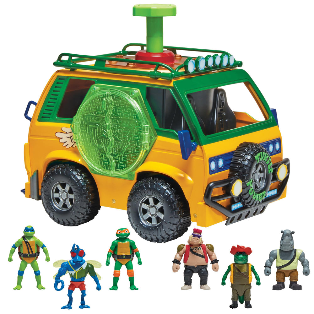 TMNT Mutation Station van front view for imaginative action and storytelling.