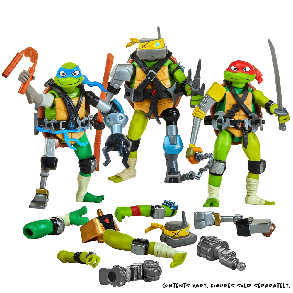 TMNT Mutations Metalhead complete set ready for display and play.