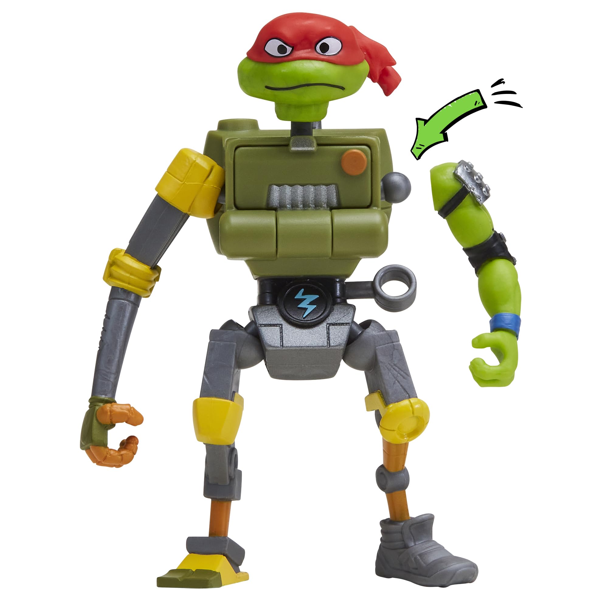 TMNT Mutations Metalhead weapons set provides ready-for-action gear.
