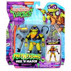 TMNT Mutations Donatello figure with accessories for customizable play