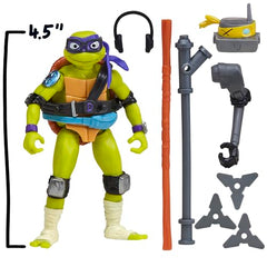 TMNT Mutations Donatello iconic weapons included for authentic action play