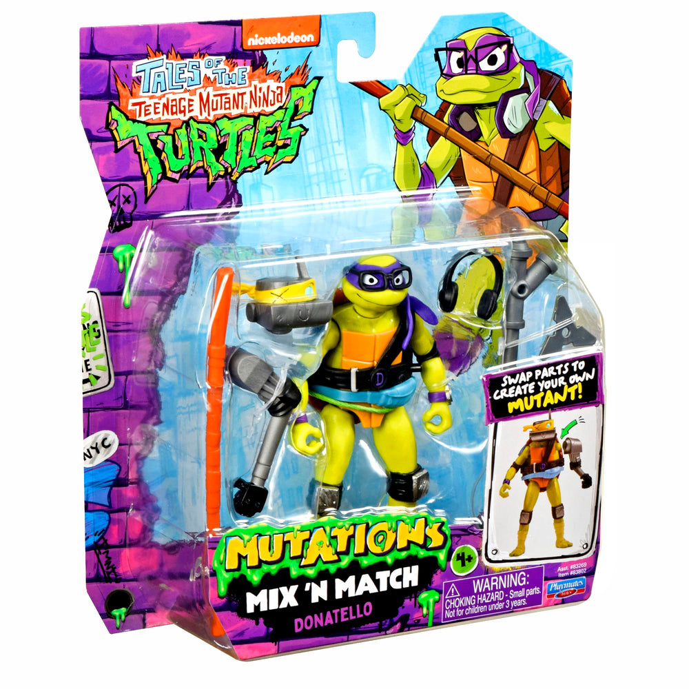 TMNT Mutations Donatello packaging-ready figure for display or gifting