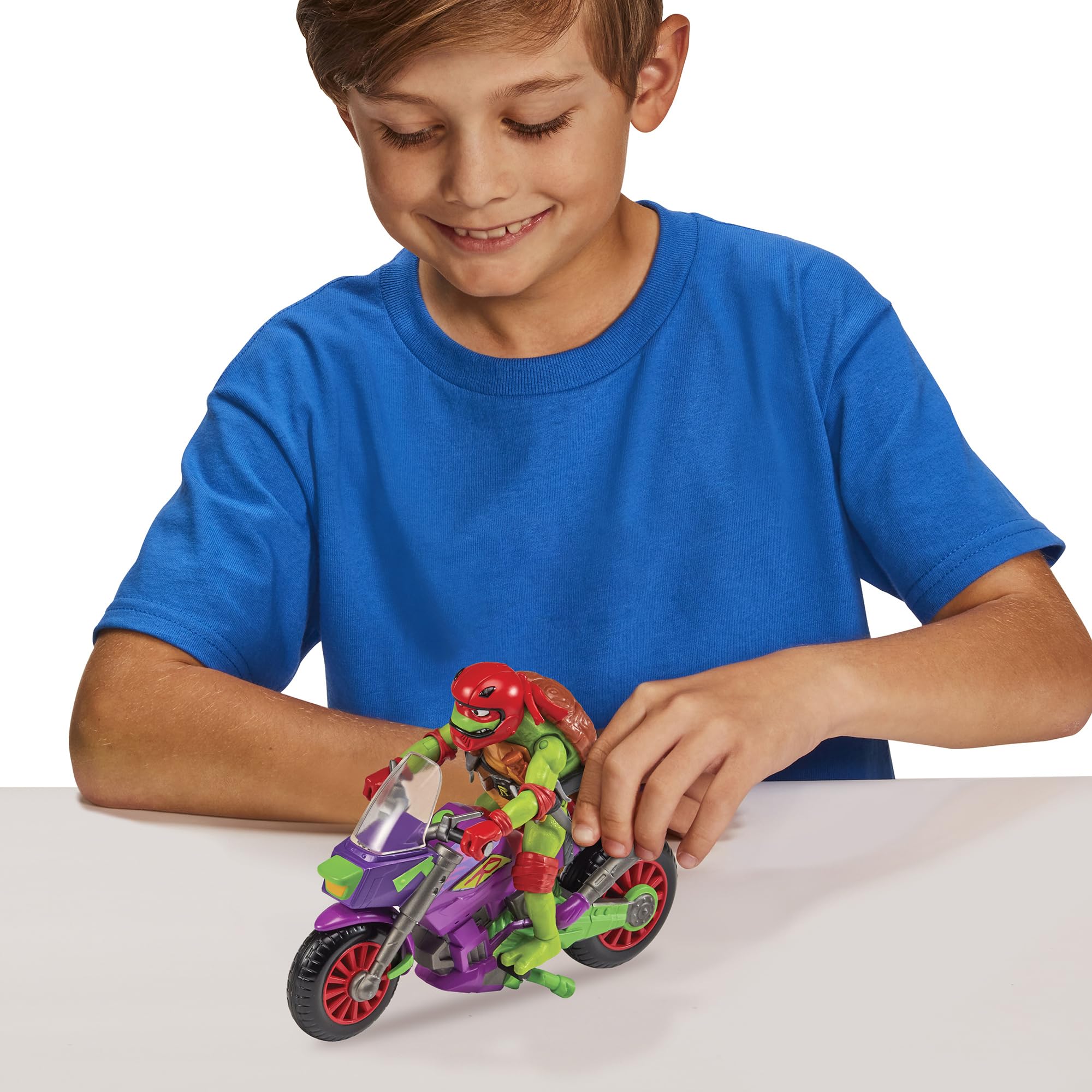 TMNT cycle accessories include twin sai and missiles for front launcher