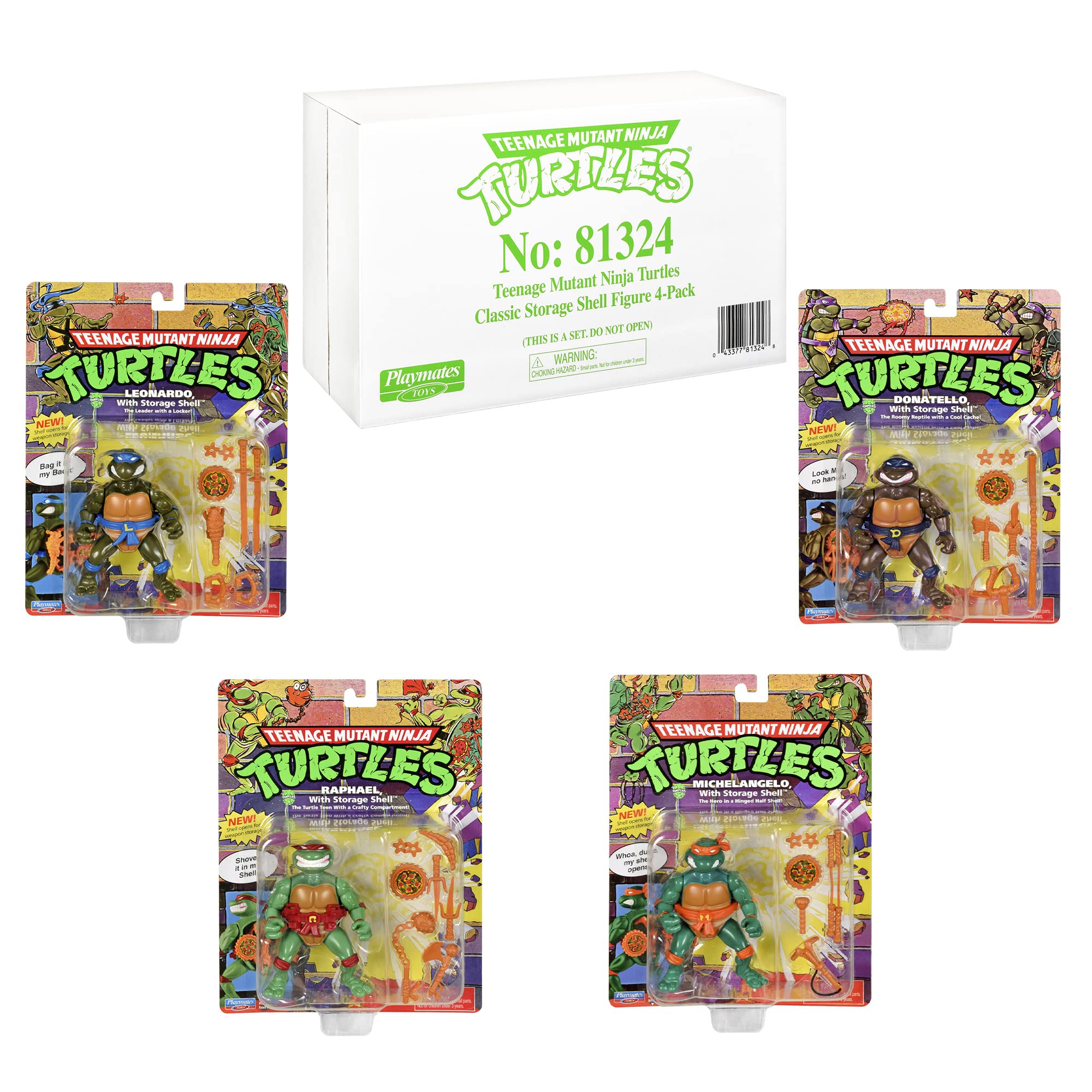 Raphael TMNT classic 4-inch figure with sais for bold battles