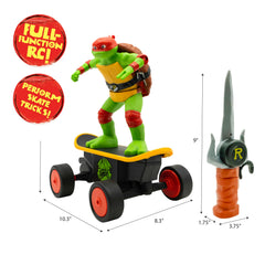 TMNT RC skateboard design rebounds quickly after tumble for ongoing play