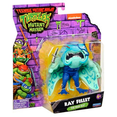 TMNT Ray Fillet figure with 11 articulation points enabling versatile battle poses