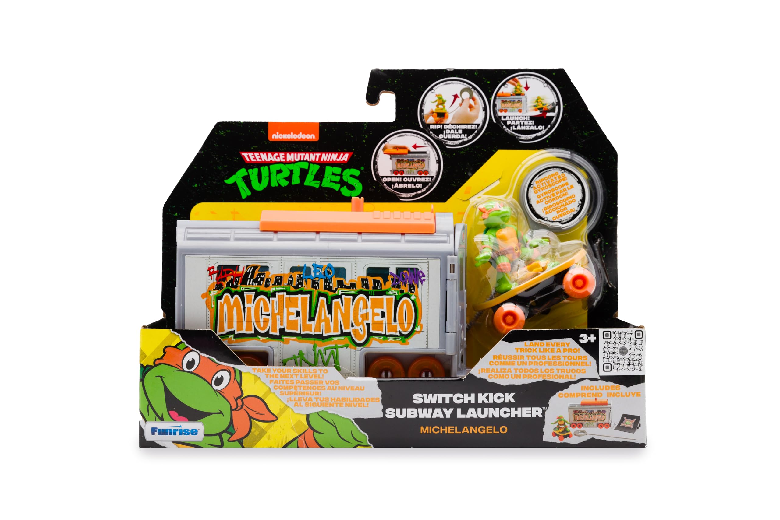 TMNT Switch Kick Skater with durable wheels for smooth, reliable rides.