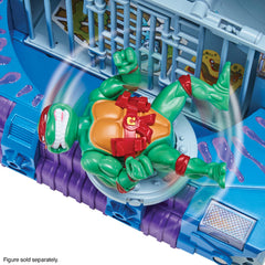 TMNT Technodrome playset trick door for sudden plot twists
