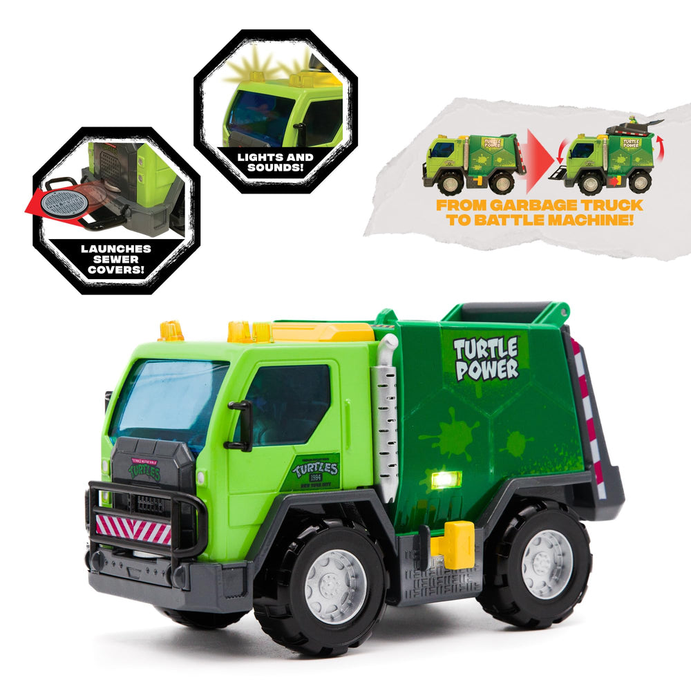 TMNT Thrash N’ Battle behind wheel reveal highlights turtle character