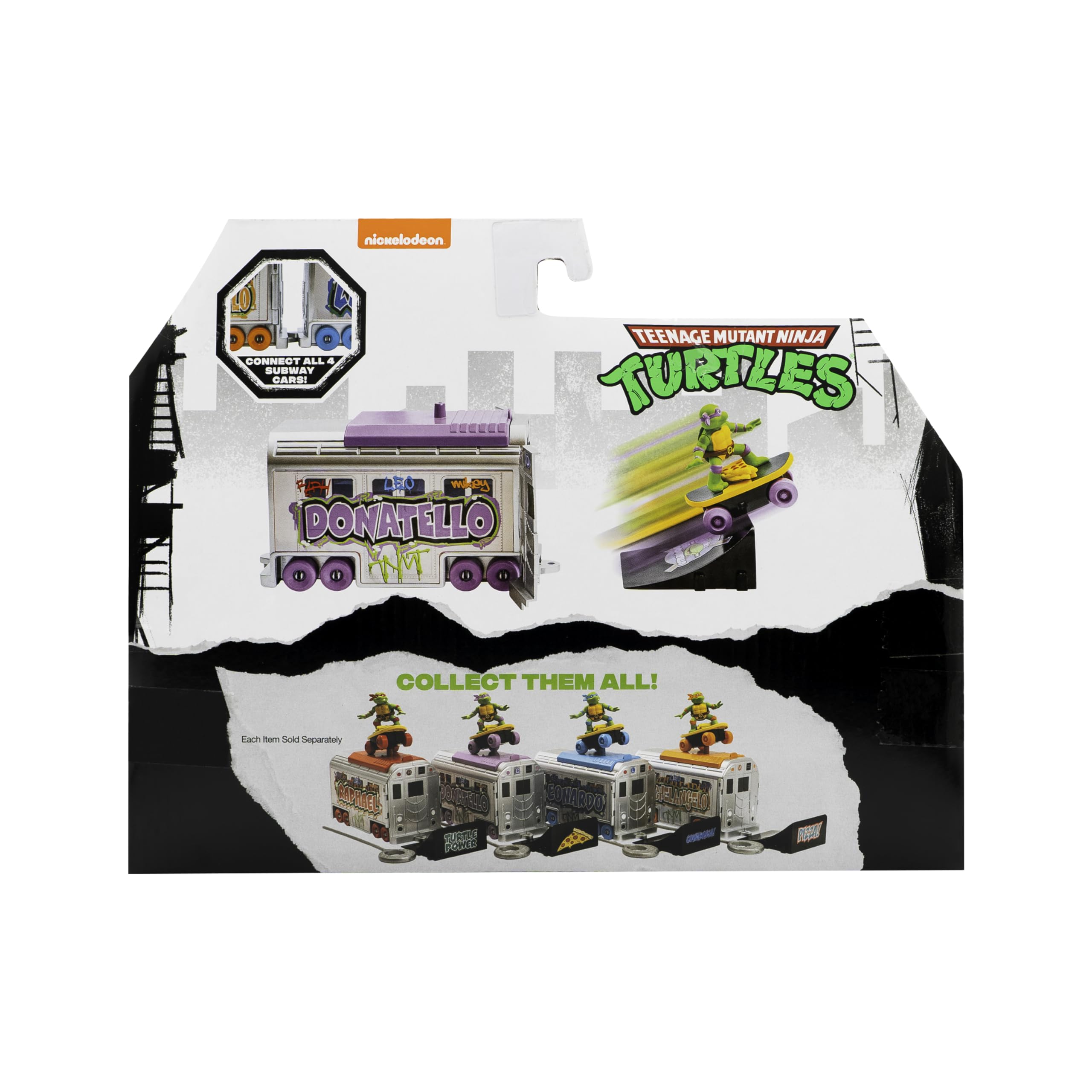 TMNT Turtle Madness Skate Park enhances extended play with ramps and tunnels.