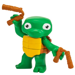 TMNT Turtle Tot Raphael with Sai accessory for epic battles.