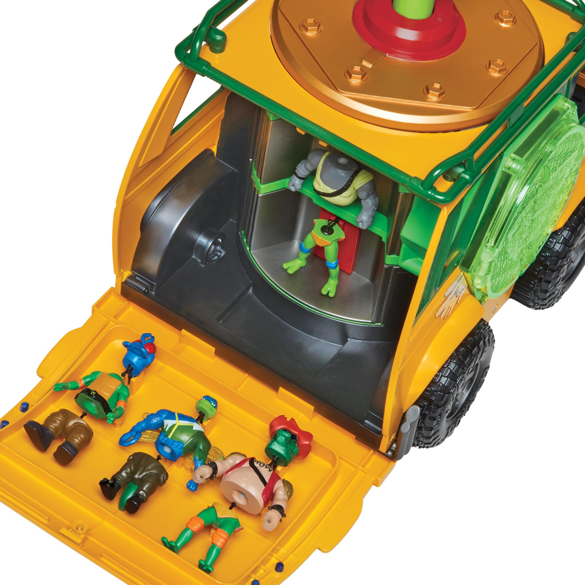 TMNT van back door storage for stowaway figures.