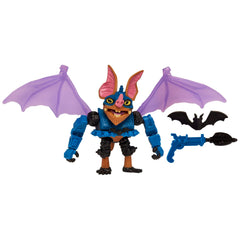 TMNT Wingnut 4-inch accessories include a removable gear set for play scenarios.
