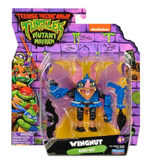 TMNT Wingnut 4-inch side view shows character profile for dynamic storytelling.