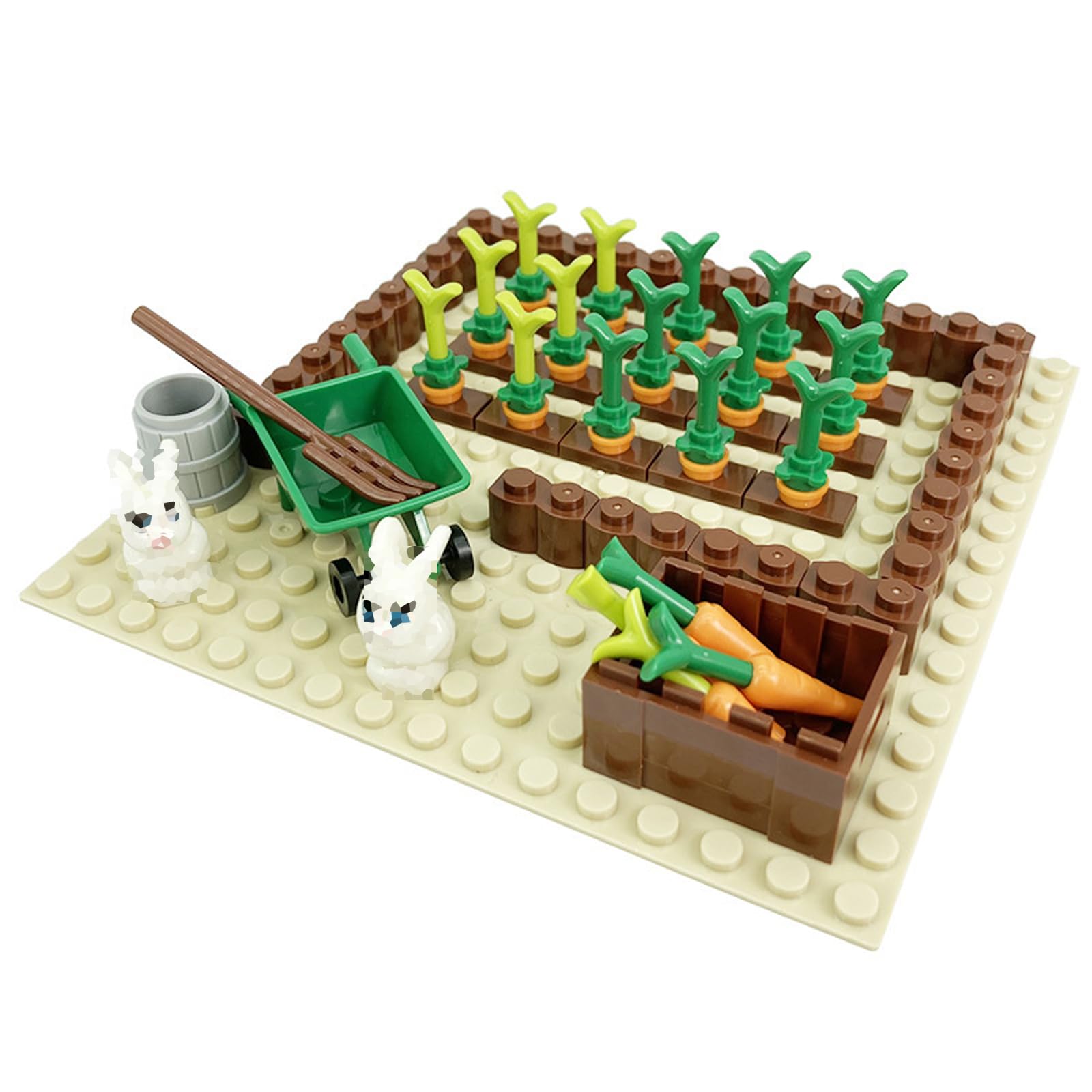TNDCKP barn blocks Large-model play encourages collaborative crafting
