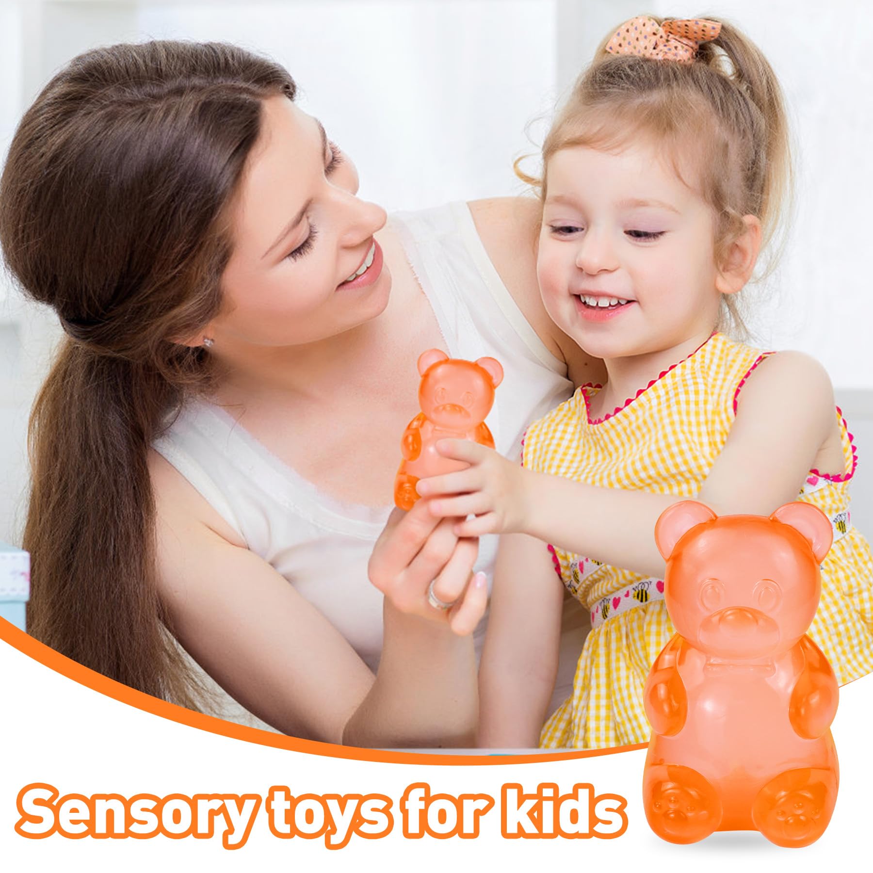 Tngtswwcv valentines gift bear orange offers a cute, tactile surprise for loved ones.