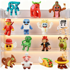 TNHINA brainrot figures A15 front view for durable desk display.