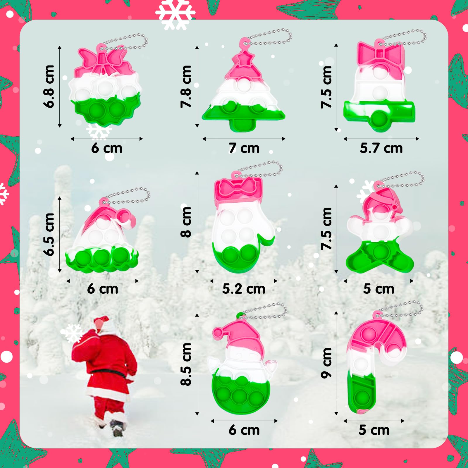 TOANWOD Christmas party bag fillers provide hours of kid-friendly fun.