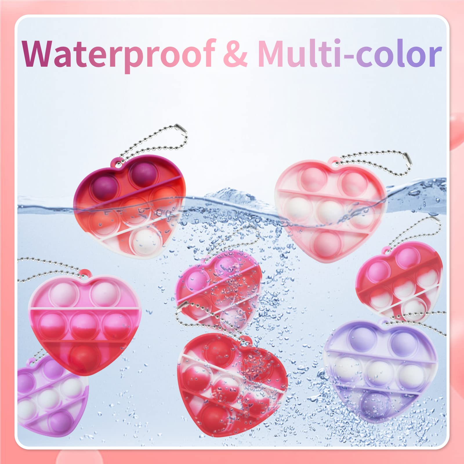 TOANWOD silicone fidget bulk pack compact design for on-the-go use.
