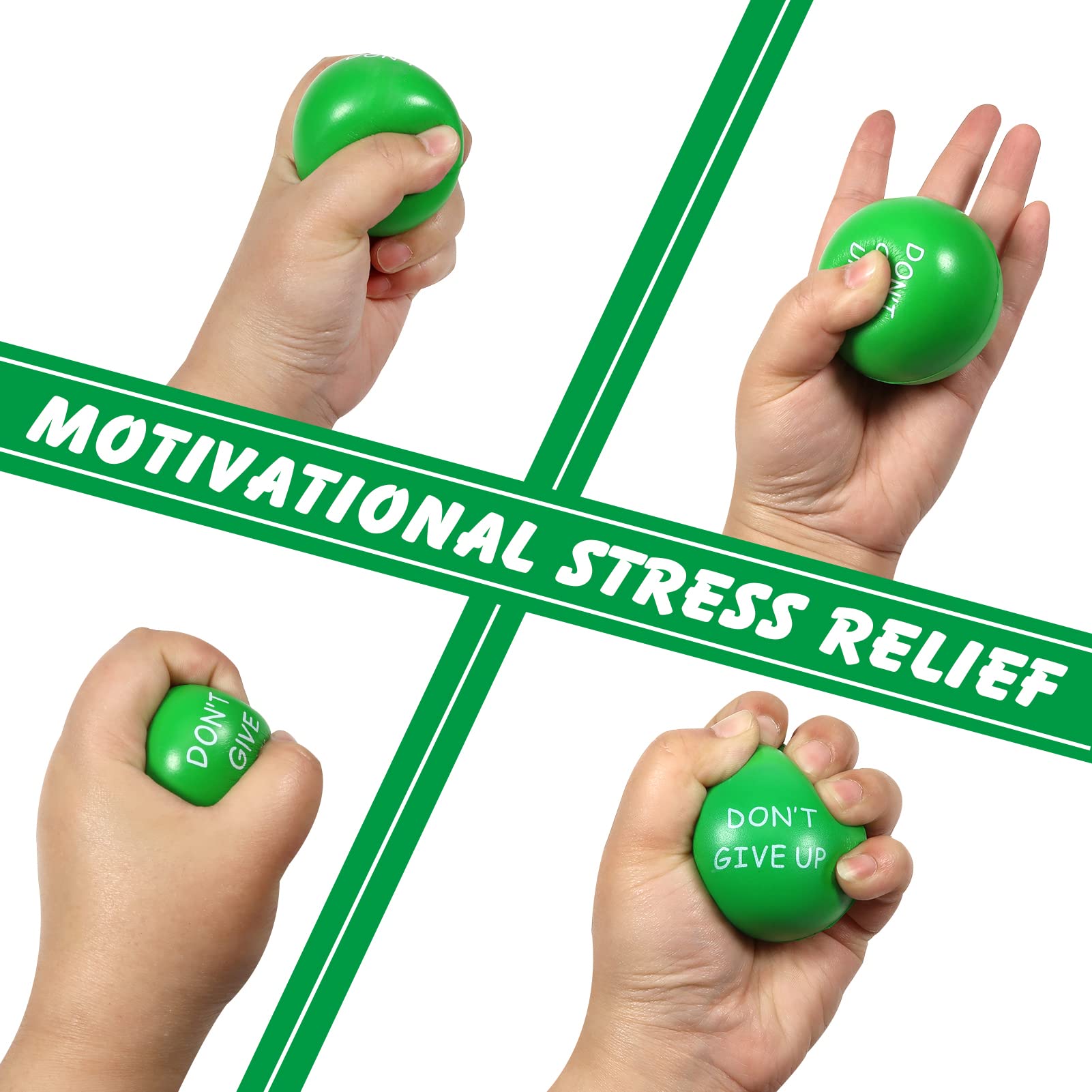 TOAOB blue 2.5-inch stress ball for focus and mood balance.