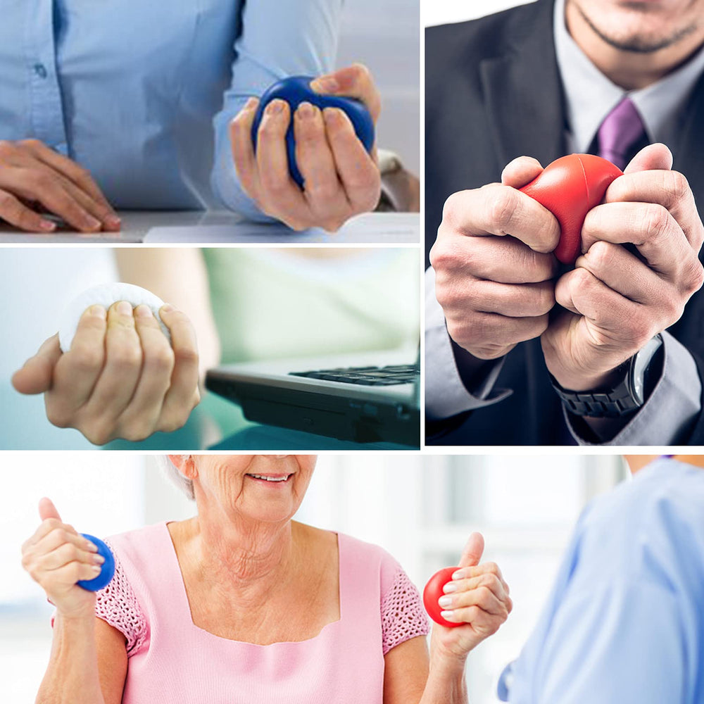 TOAOB green 2.5-inch stress ball for calming exercises and attention.