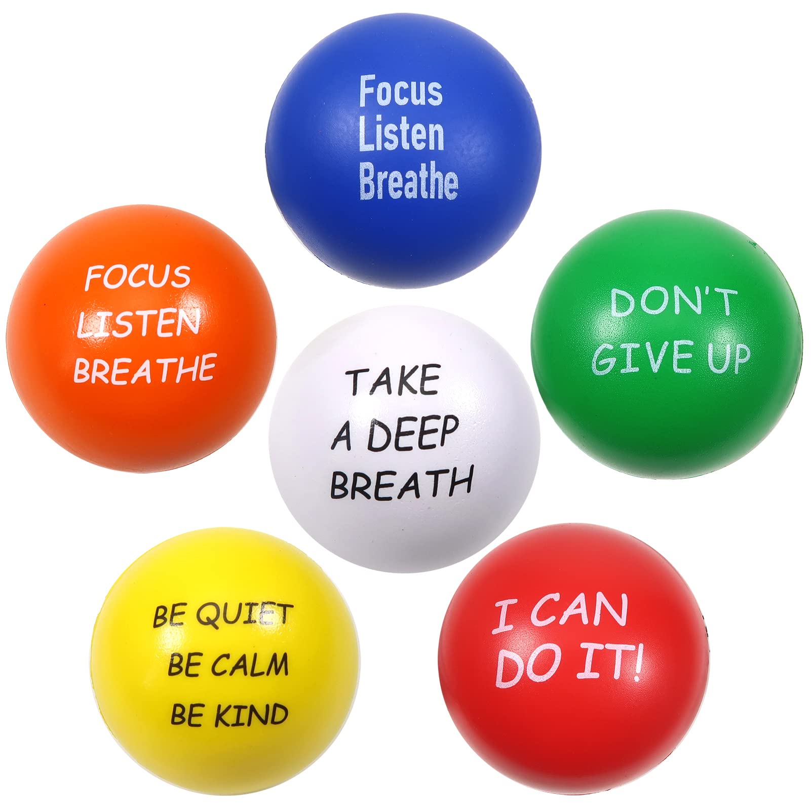 TOAOB red 2.5-inch stress ball for tactile relief and focus.
