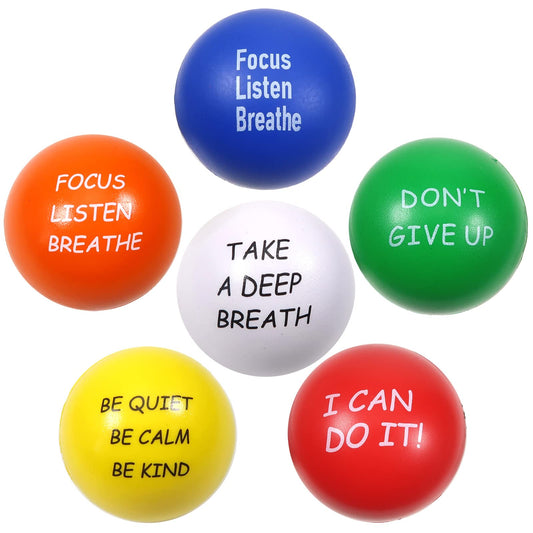 TOAOB red 2.5-inch stress ball for tactile relief and focus.
