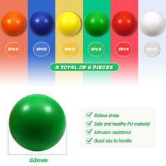 TOAOB stress relief ball orange 2.5-inch for reducing anxiety and improving focus