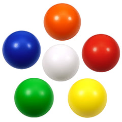 TOAOB stress relief ball red 2.5-inch for quick calm and focus