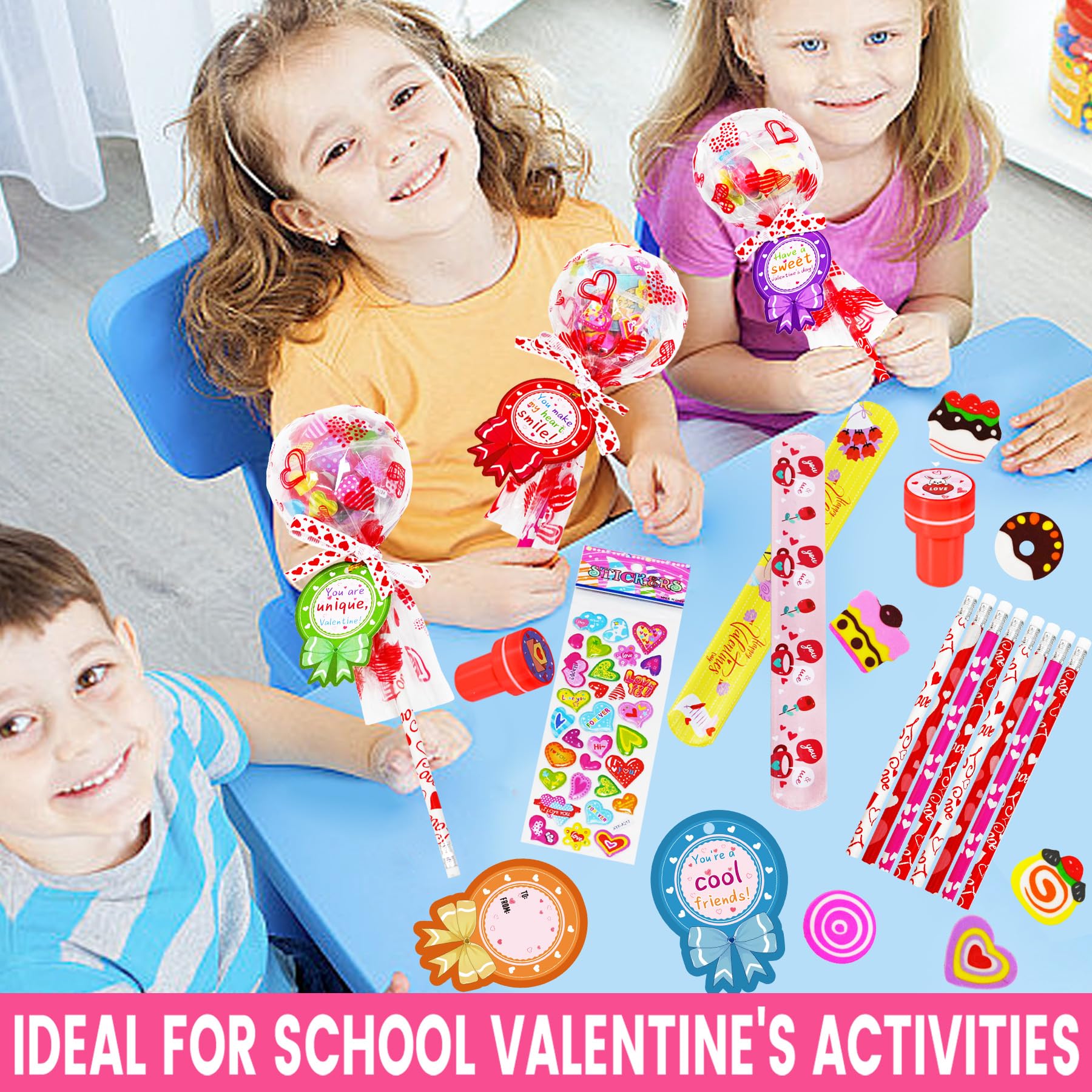 TOAPER giant lollipop stationery with cards supports creative student projects