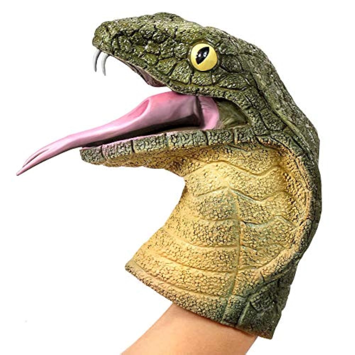 Tobar Schylling Cobra Hand Puppet on display for imaginative storytelling.