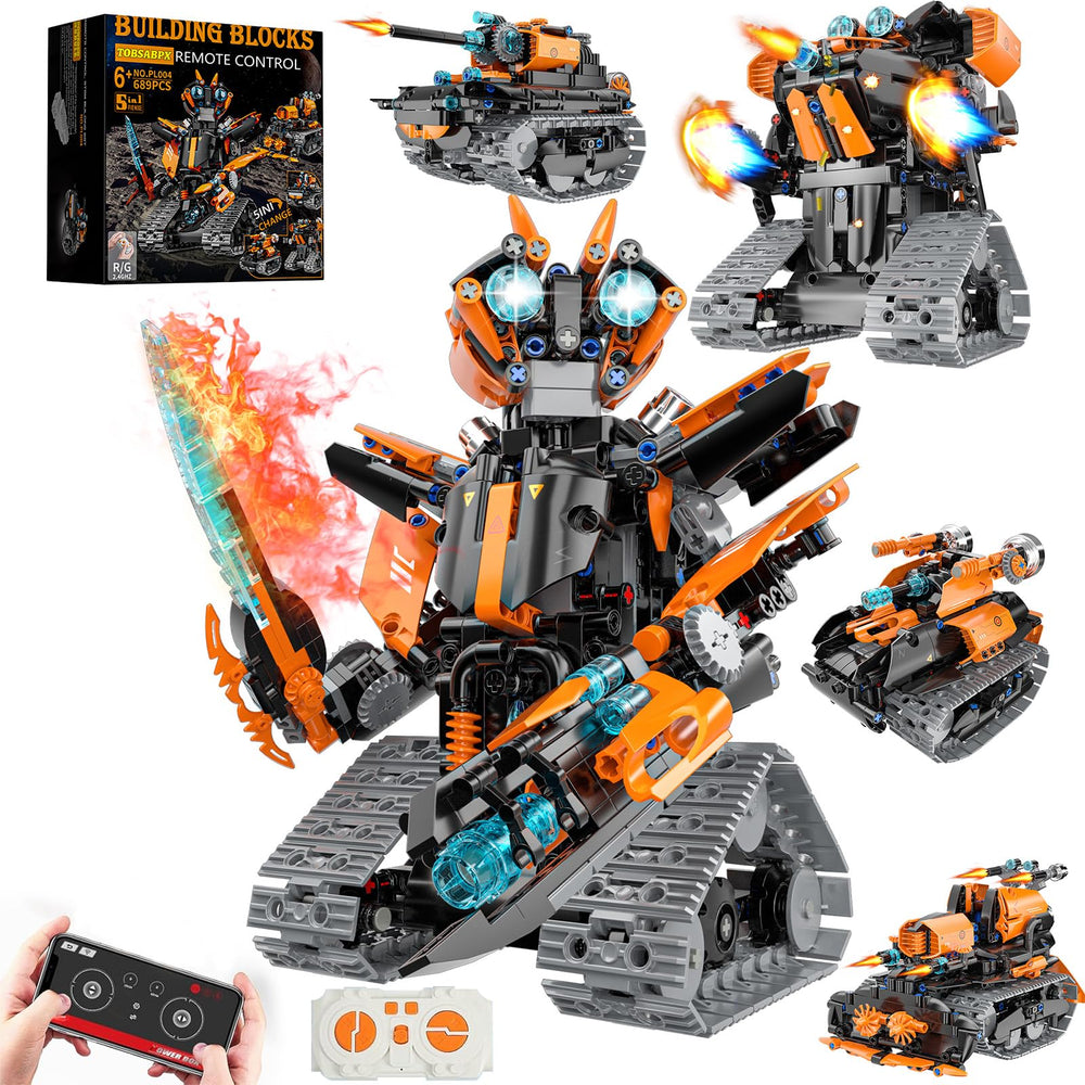 TOBSABPX STEM ninja robot model for hands-on learning and creative play