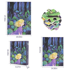TOCHILD 1000-piece adult puzzle on recyclable cardboard with precise cuts