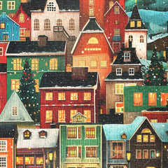 TOCHILD Aurora Town Building Puzzle back graphics help solvers finish faster with partitions.
