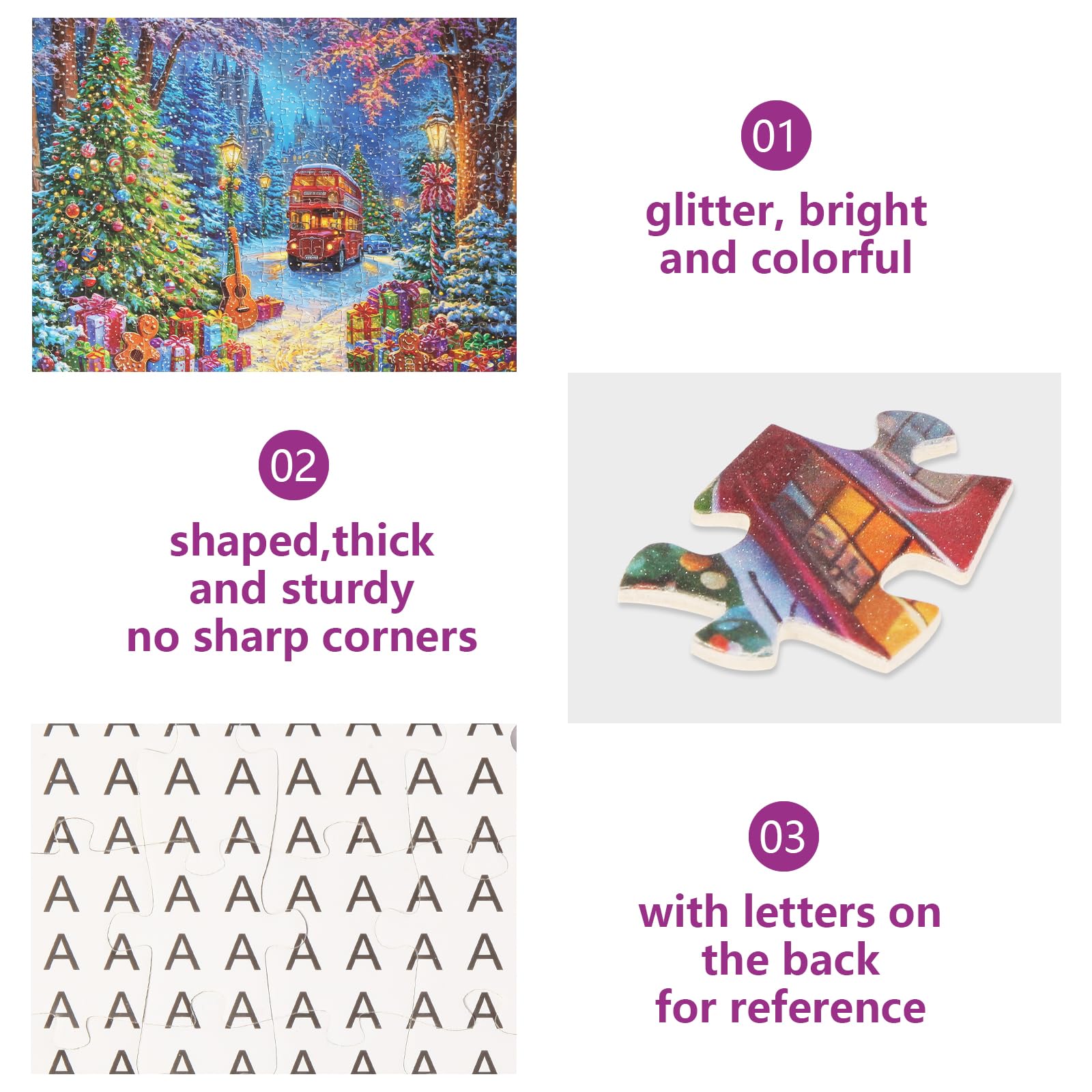 TOCHILD thicker recyclable cardboard ensures durable interlocking pieces.