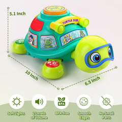 ToddlerCley gift idea: bright turtle toy for babies